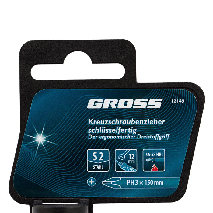 CROSS SCREWDRIVER PH3 150MM GROSS