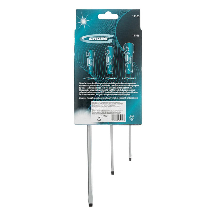 SCREWDRIVER SET MAKES 3PCS GROSS