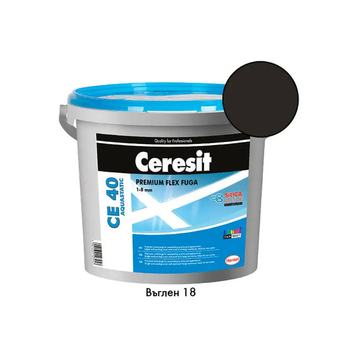 GROUTING MIXTURE CERESIT CE 40 CARBON 18 - Фуги<<<Лепила за плочки фуги силикони и