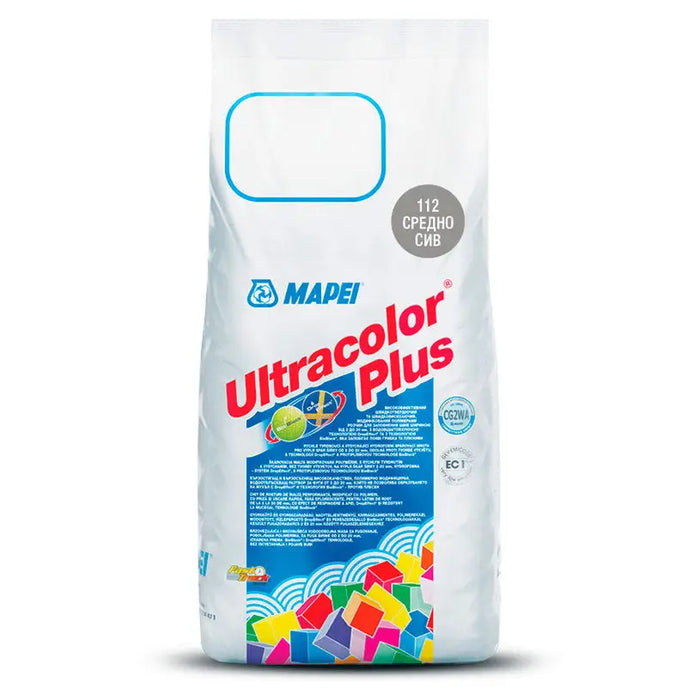 GROUTING MIXTURE ULTRACOLOR PLUS MAPEI MODERATE GRAY 112 - Фуги<<<Лепила за плочки фуги силикони и