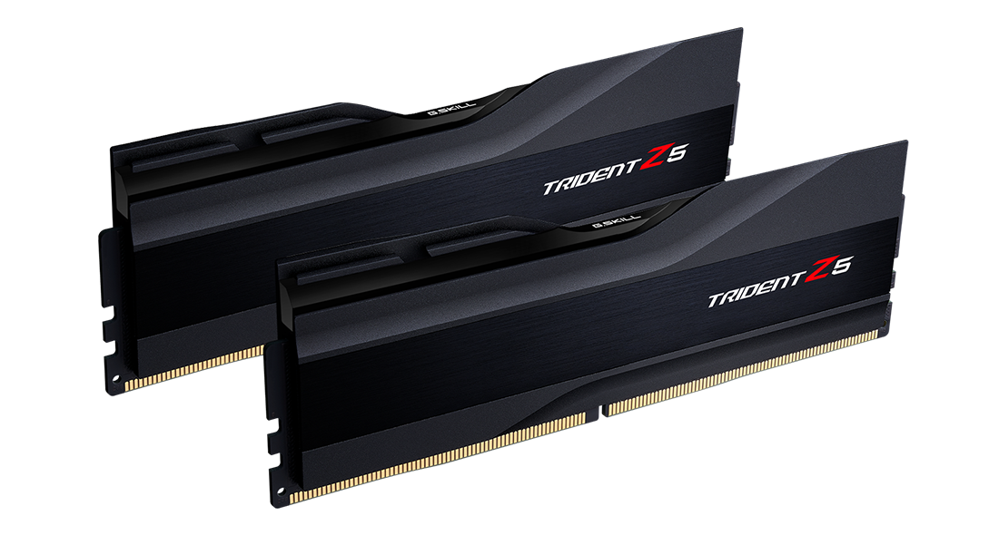 Memory G.SKILL Trident Z5 Black 32GB(2x16GB), DDR5, 5600MHz, F5-5600J3636C16GX2-TZ5K