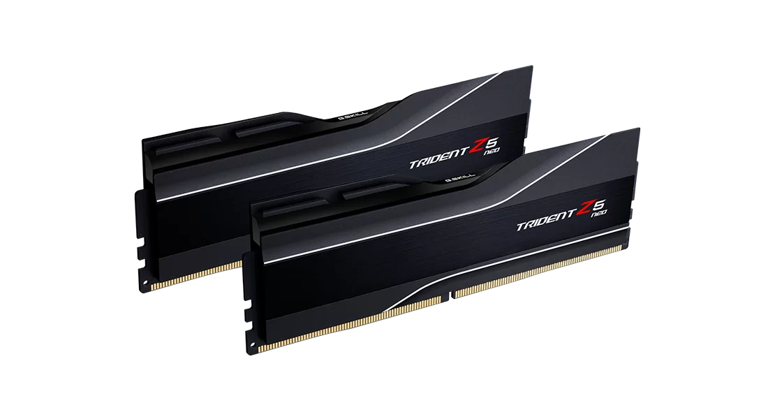 Memory G.SKILL Trident Z5 Neo Black 32GB(2x16GB) DDR5 6000MHz F5-6000J3038F16GX2-TZ5N