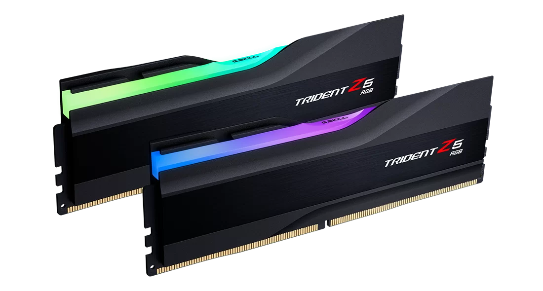 Memory G.SKILL Trident Z5 RGB 64GB(2x32GB) DDR5 6000MHz F5-6000J3040G32GX2-TZ5RK Intel XMP