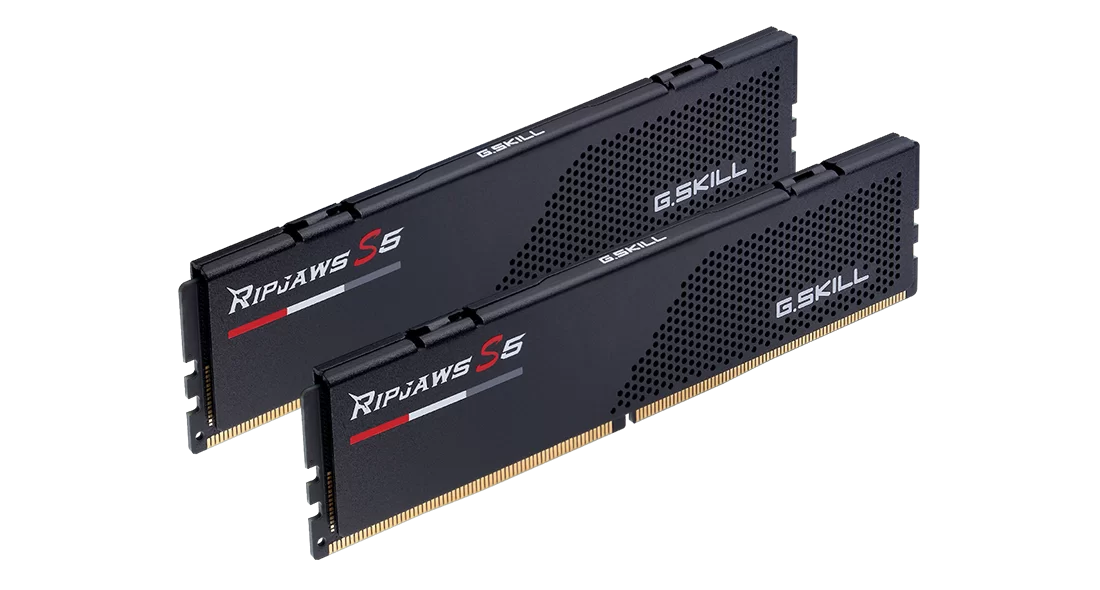 Memory G.SKILL Ripjaws S5 Black 32GB(2x16GB) DDR5 6400MHz CL32 F5-6400J3239G16GX2-RS5K