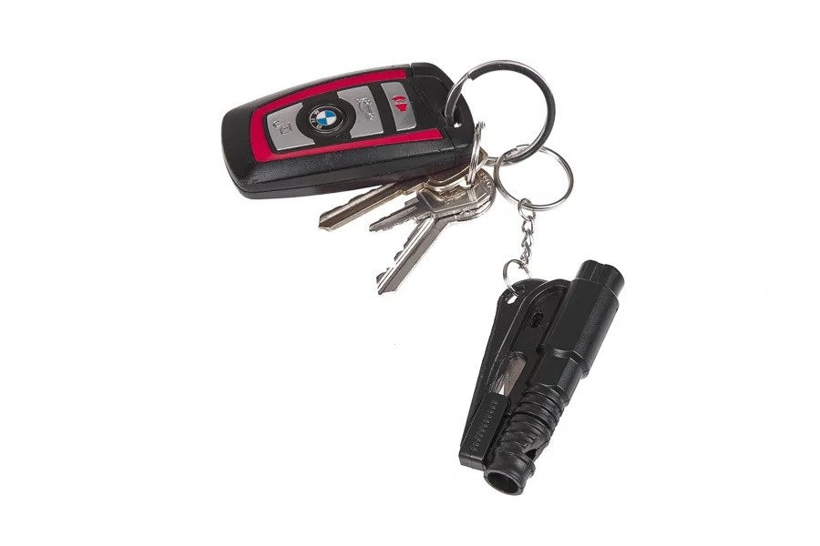 Emergency tool GUARD LIFEGUARD whistle, belt knife, glass breaker (YC-004-BL)