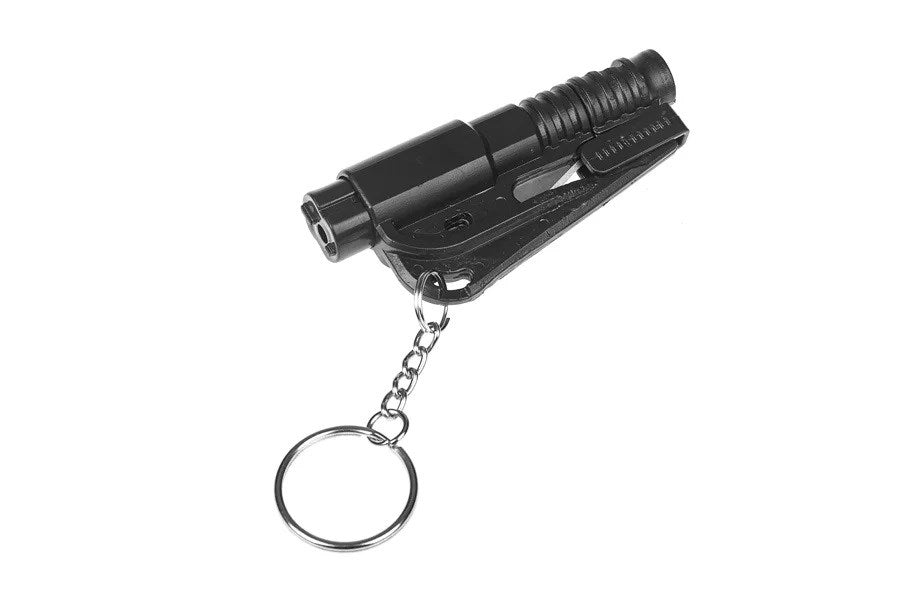 Emergency tool GUARD LIFEGUARD whistle, belt knife, glass breaker (YC-004-BL)