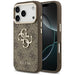 Guess 4G Big 4G Classic Logo Case for iPhone 17 Pro - Brown and Gold - Cell phone cases and covers<<<HurtelXML