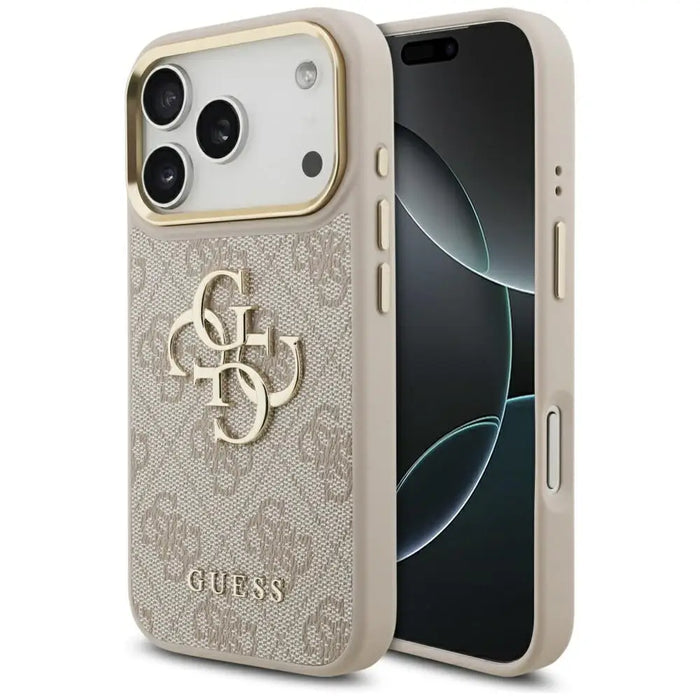Guess 4G Big 4G Classic Logo Case for iPhone 17 Pro - Rose Gold - Cell phone cases and covers<<<HurtelXML