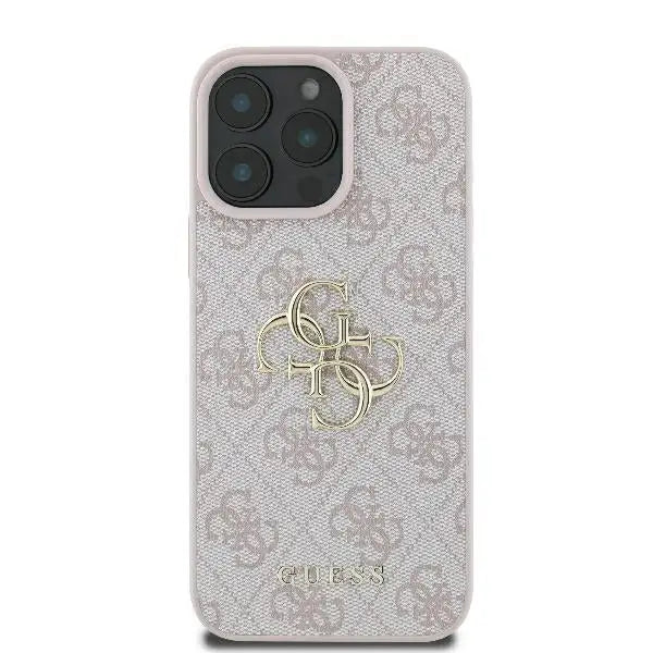 Guess 4G Big Logo Case for iPhone 16 Pro Max - Pink - Cell phone cases and covers<<<HurtelXML