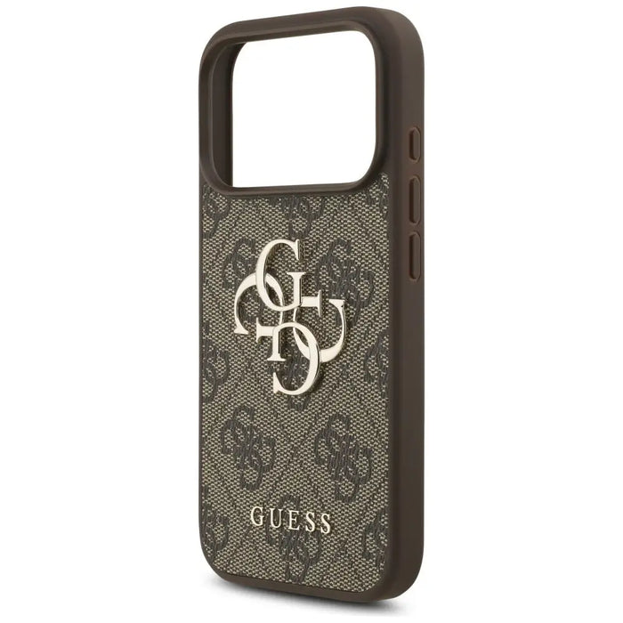 Guess 4G Big Logo Case for iPhone 17 Pro - Brown - Cell phone cases and covers<<<HurtelXML