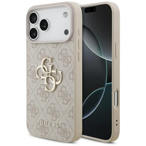 Guess 4G Big Logo Case for iPhone 17 Pro Max - Pink - Cell phone cases and covers<<<HurtelXML
