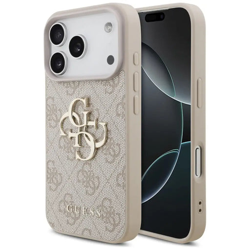 Guess 4G Big Logo Case for iPhone 17 Pro - Pink - Cell phone cases and covers<<<HurtelXML