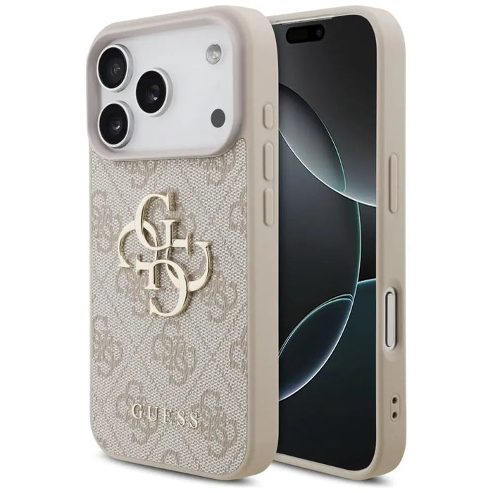 Guess 4G Big Logo Case for iPhone 17 Pro - Pink - Cell phone cases and covers<<<HurtelXML