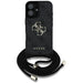 Guess 4G Big Logo Cord Stap Crossbody Case for iPhone 16 Plus Black - Cell phone cases and covers<<<HurtelXML