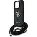 Guess 4G Big Logo Cord Stap Crossbody Case for iPhone 16 Pro Black - Cell phone cases and covers<<<HurtelXML