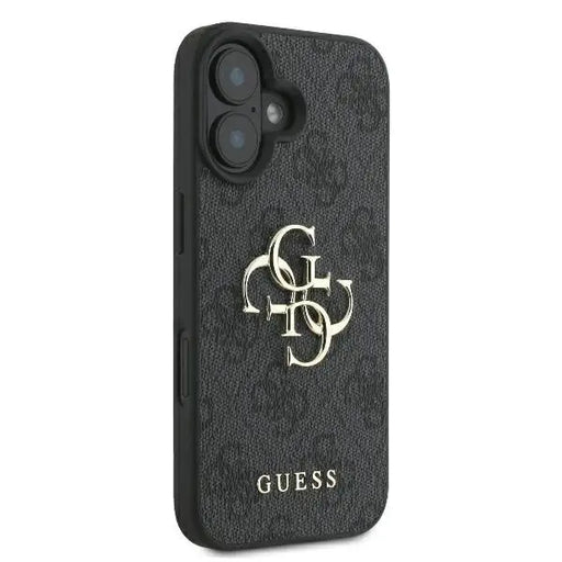 Guess 4G Big Logo iPhone 16 Case - Black - Cell phone cases and covers<<<HurtelXML