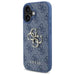 Guess 4G Big Logo iPhone 16 Case - Blue - Cell phone cases and covers<<<HurtelXML