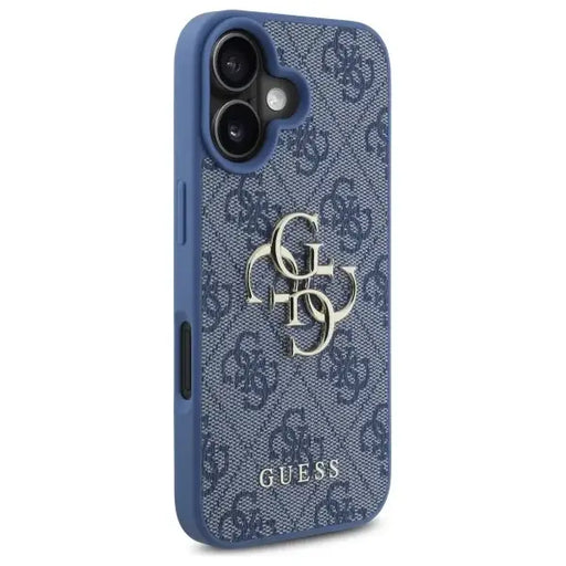 Guess 4G Big Logo iPhone 16 Case - Blue - Cell phone cases and covers<<<HurtelXML