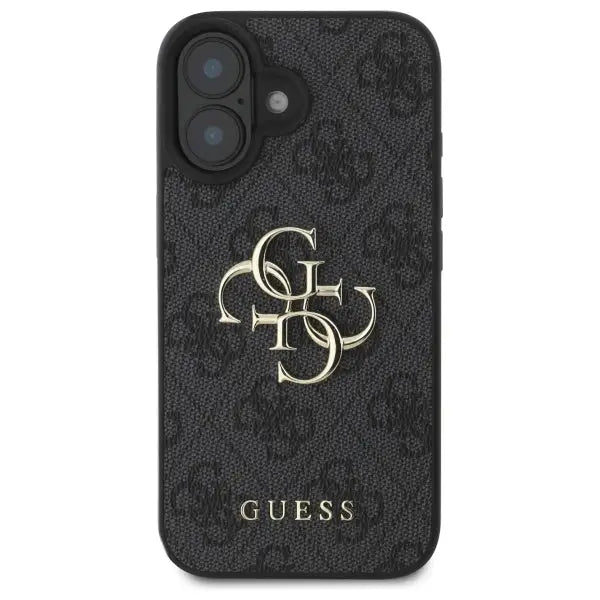 Guess 4G Big Logo iPhone 16 Plus Case - Black - Cell phone cases and covers<<<HurtelXML