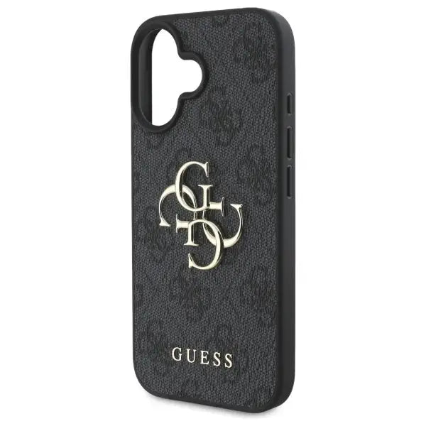Guess 4G Big Logo iPhone 16 Plus Case - Black - Cell phone cases and covers<<<HurtelXML