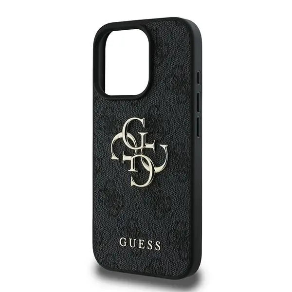 Guess 4G Big Logo iPhone 16 Pro Case - Black - Cell phone cases and covers<<<HurtelXML