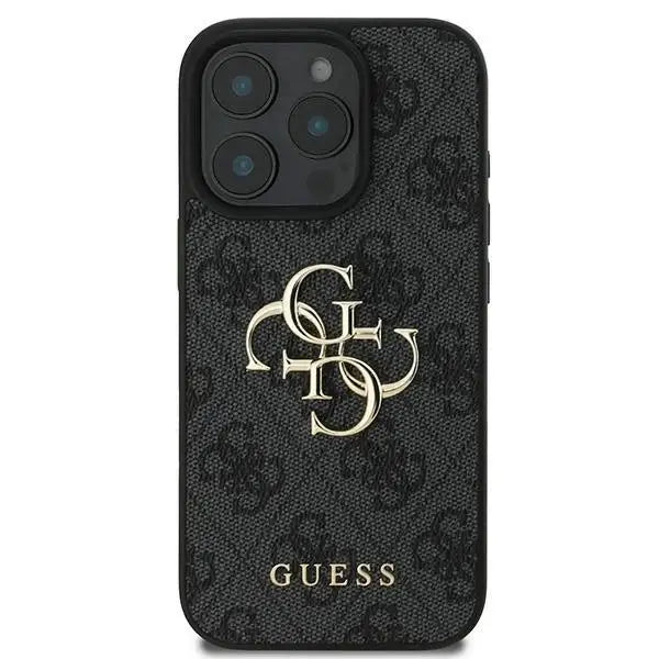 Guess 4G Big Logo iPhone 16 Pro Case - Black - Cell phone cases and covers<<<HurtelXML