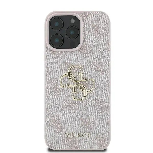 Guess 4G Big Logo iPhone 16 Pro Case - Pink - Cell phone cases and covers<<<HurtelXML