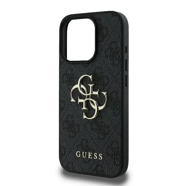 Guess 4G Big Logo iPhone 16 Pro Max Case - Black - Cell phone cases and covers<<<HurtelXML