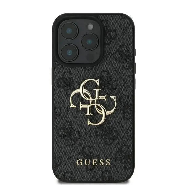 Guess 4G Big Logo iPhone 16 Pro Max Case - Black - Cell phone cases and covers<<<HurtelXML