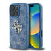 Guess 4G Big Logo iPhone 16 Pro Max Case - Blue - Cell phone cases and covers<<<HurtelXML