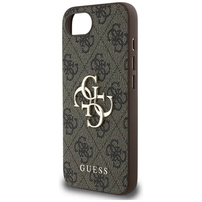 Guess 4G Big Logo iPhone 16e Case - Brown - Cell phone cases and covers<<<HurtelXML
