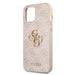 Guess 4G Big Metal Logo Case for iPhone 12 / 12 Pro - Pink - Cell phone cases and covers<<<HurtelXML