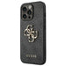 Guess 4G Big Metal Logo Case for iPhone 14 Pro Max - Gray - Cell phone cases and covers<<<HurtelXML