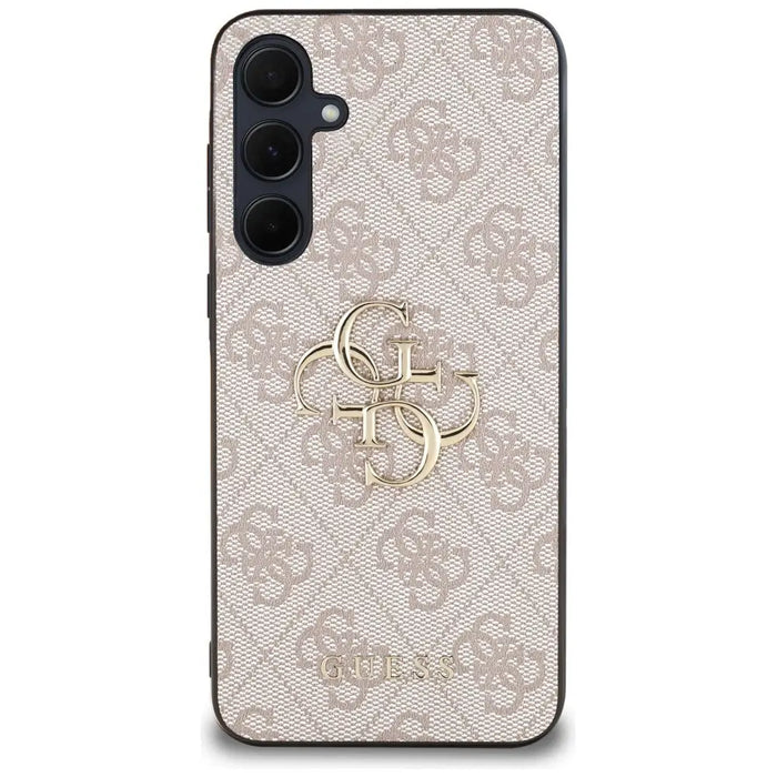 Guess 4G Big Metal Logo case for Samsung Galaxy A35 - pink - Cell phone cases and covers<<<HurtelXML