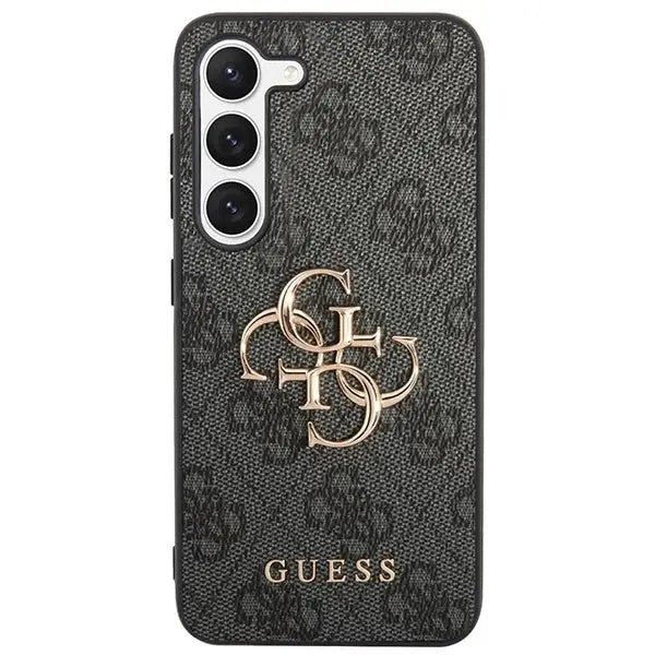 Guess 4G Big Metal Logo case for Samsung Galaxy A55 - black - Cell phone cases and covers<<<HurtelXML