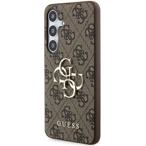 Guess 4G Big Metal Logo case for Samsung Galaxy A55 - brown - Cell phone cases and covers<<<HurtelXML