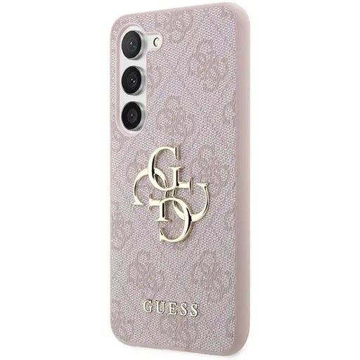 Guess 4G Big Metal Logo case for Samsung Galaxy A55 - pink - Cell phone cases and covers<<<HurtelXML