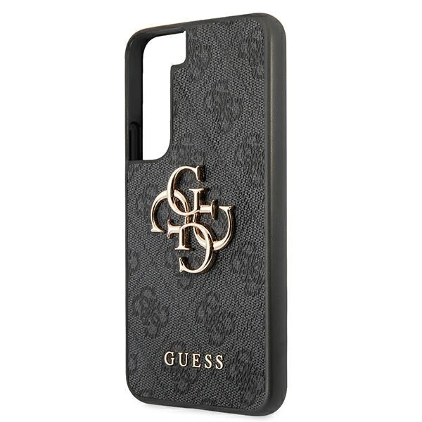 Guess 4G Big Metal Logo Case for Samsung Galaxy S22 - Gray - Cell phone cases and covers<<<HurtelXML