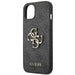 Guess 4G Big Metal Logo iPhone 14 Case - Gray - Cell phone cases and covers<<<HurtelXML