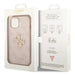 Guess 4G Big Metal Logo iPhone 15 Case - Pink - Cell phone cases and covers<<<HurtelXML