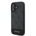 Guess 4G Bottom Stripe iPhone 16 Case - Gray - Cell phone cases and covers<<<HurtelXML