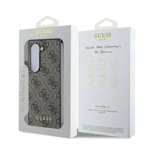 Guess 4G Case for Samsung Galaxy Z Fold 6 - Brown - Cell phone cases and covers<<<HurtelXML