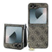 Guess 4G Charm Case for Samsung Galaxy Z Flip 6 - Brown - Cell phone cases and covers<<<HurtelXML