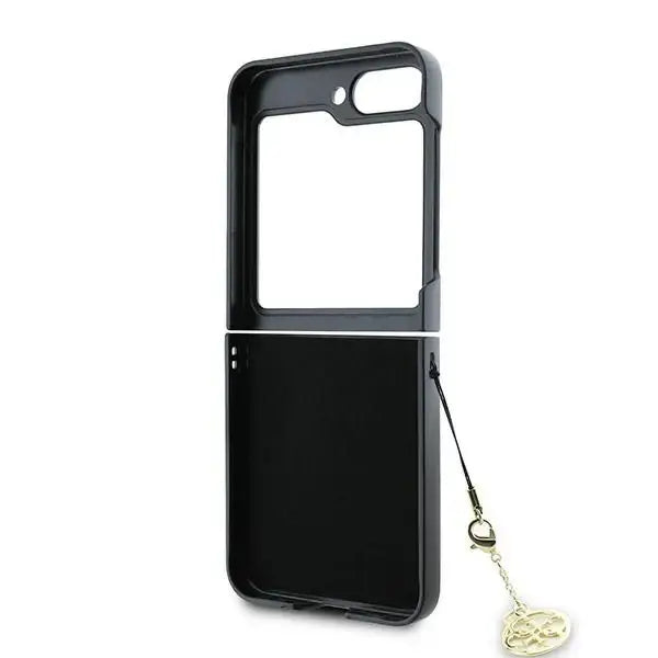 Guess 4G Charm Case for Samsung Galaxy Z Flip 6 - Brown - Cell phone cases and covers<<<HurtelXML