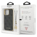 Guess 4G Charms Collection case for iPhone 14 Pro Max - gray - Cell phone cases and covers<<<HurtelXML