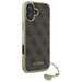 Guess 4G Charms Collection case for iPhone 16 - brown - Cell phone cases and covers<<<HurtelXML