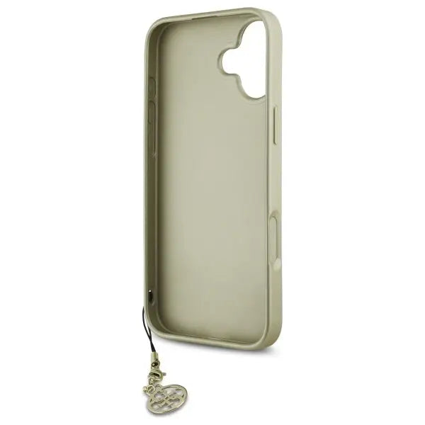 Guess 4G Charms Collection case for iPhone 16 - brown - Cell phone cases and covers<<<HurtelXML