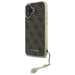 Guess 4G Charms Collection case for iPhone 16 - brown - Cell phone cases and covers<<<HurtelXML