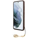 Guess 4G Charms Collection case for Samsung Galaxy S24 - brown - Cell phone cases and covers<<<HurtelXML