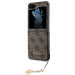 Guess 4G Charms Collection case for Samsung Galaxy Z Flip 5 - brown - Cell phone cases and covers<<<HurtelXML